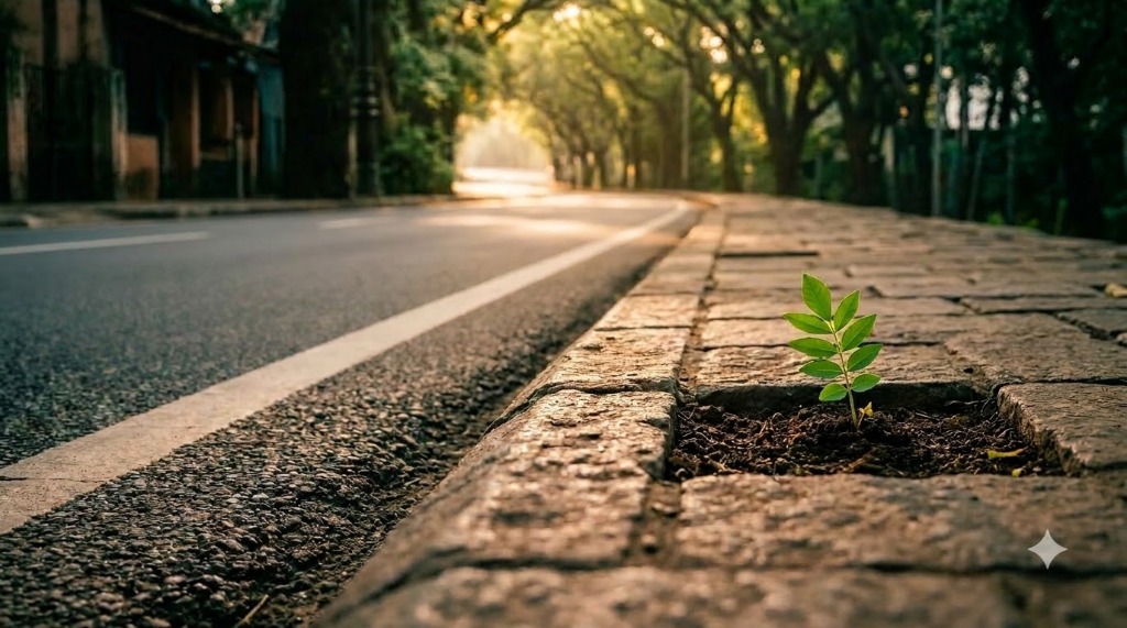 Roadside sapling